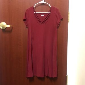 Maroon Hollister Dress